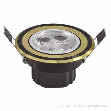 LED 4W Superior Ceiling/Downlight with Black and Golden Edge